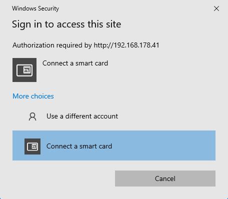 Smart Card Authentication with ASP.NET 